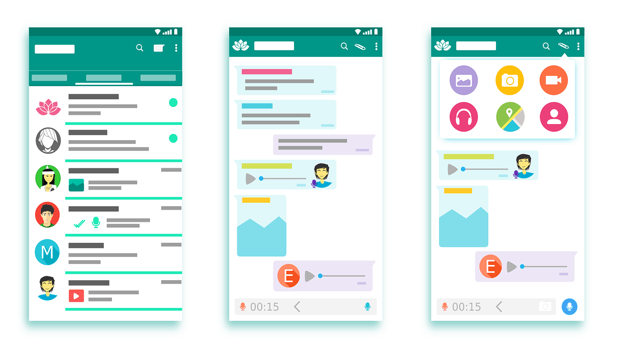 Whatsapp chat ui design