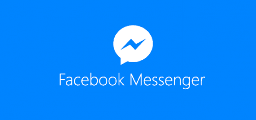 The facebook messenger logo on a blue background.
