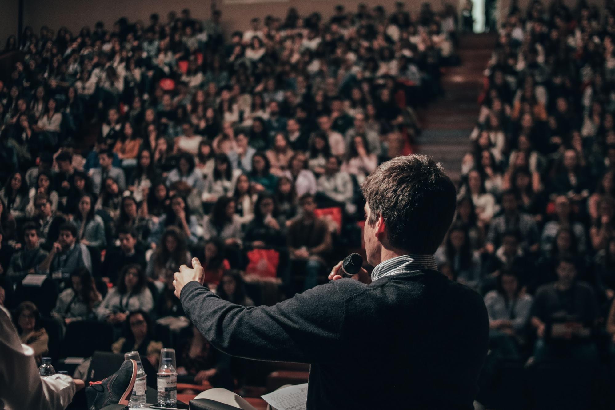 speaking to an audience