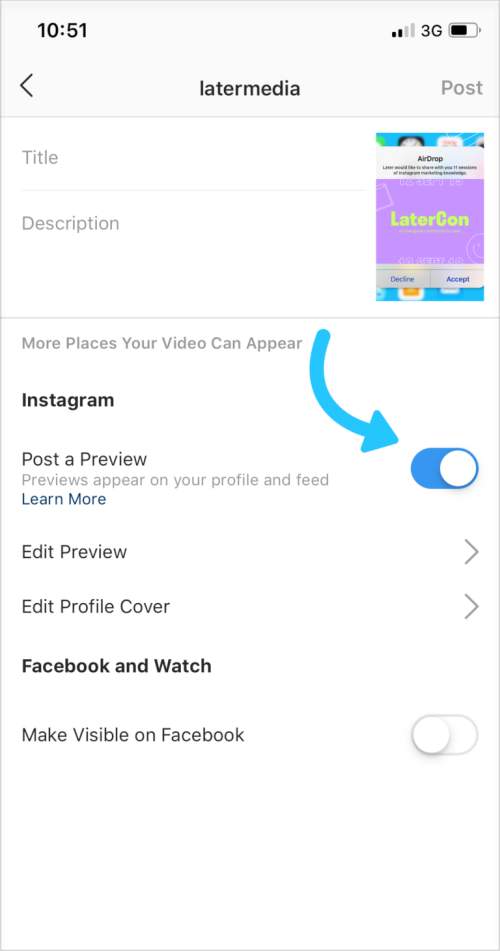 A phone with an instagram account