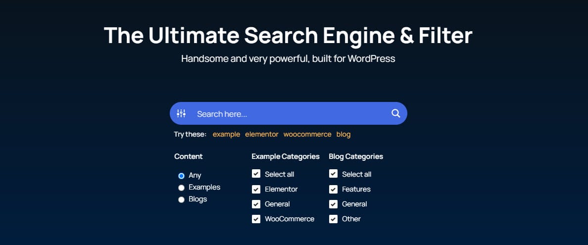 The ultimate search engine and filter.