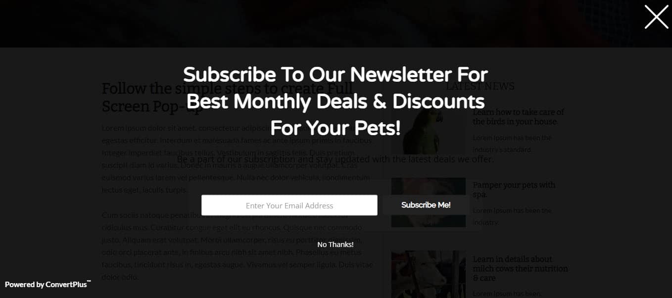 Subscribe to newsletter for best monthly deals & discounts.