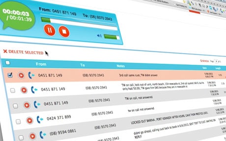 A screen shot of a web page showing a number of phone numbers.