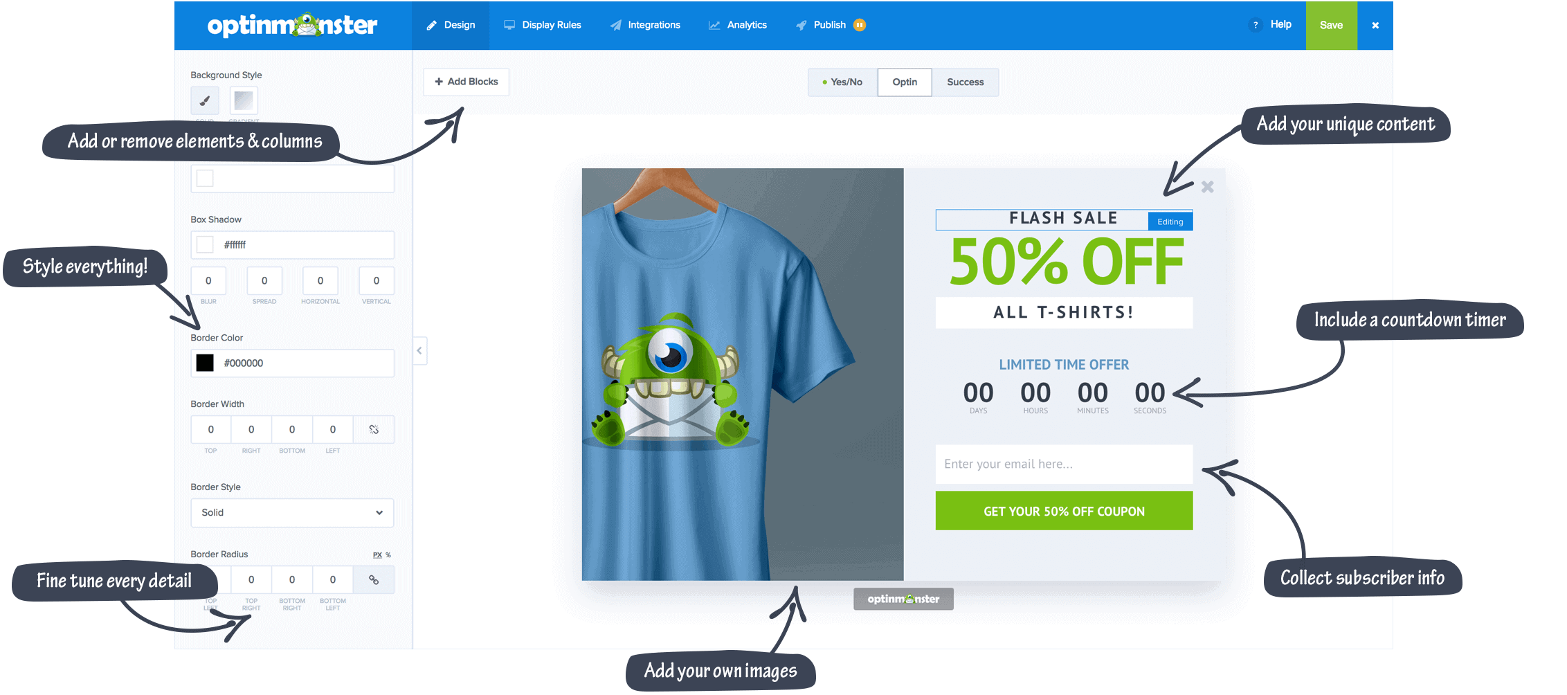 A t - shirt is shown on a screen.