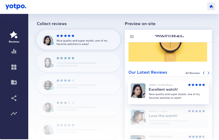 A screenshot of the yopo app.