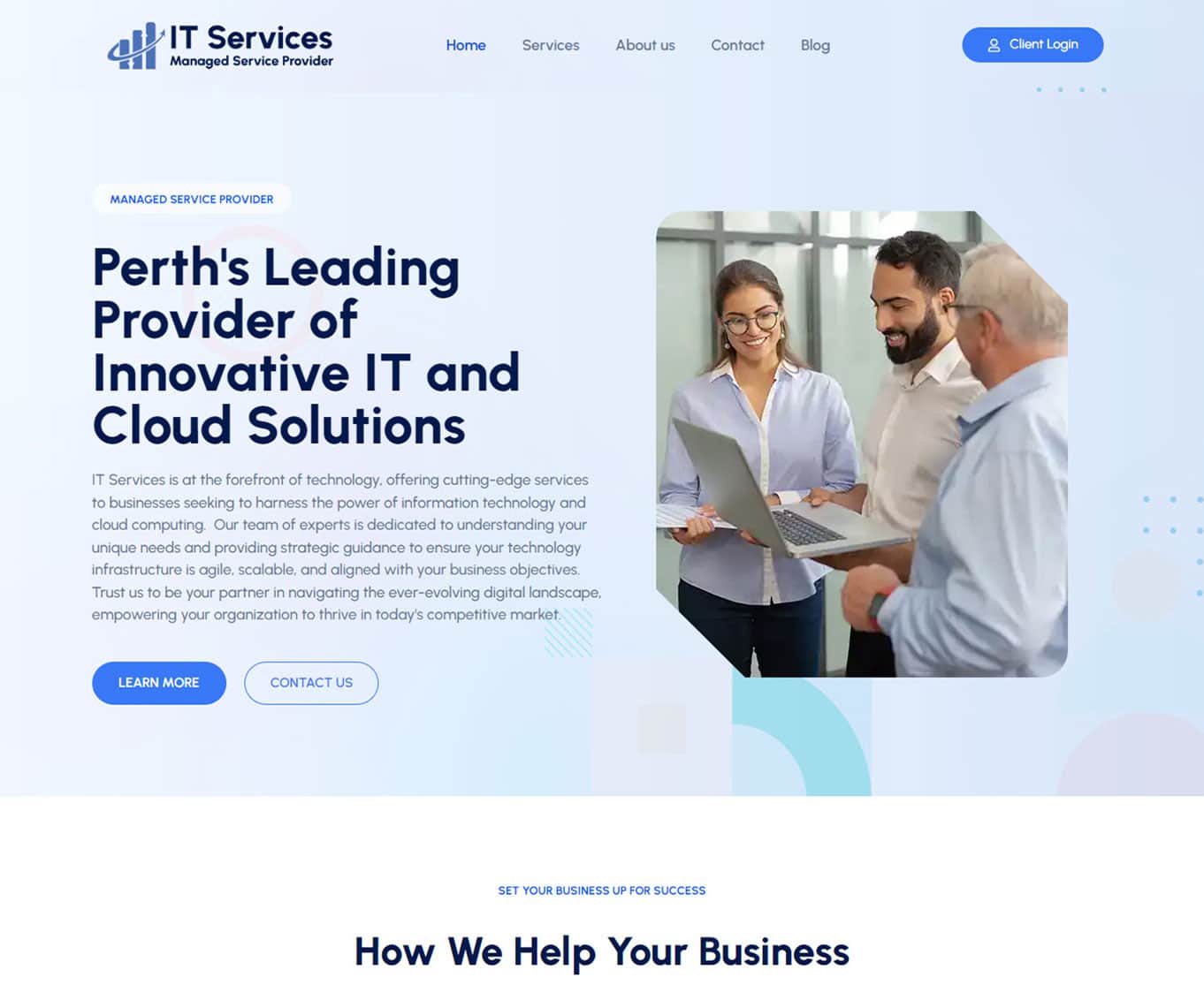 Itservices example website